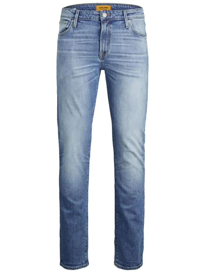 Jeans JACK and JONES Mens CLARK ICON AM 207 REGULAR FIT JEANS Blue Blue Denim