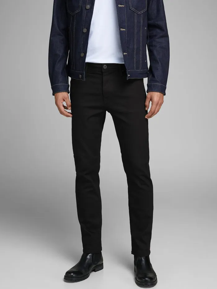 Jeans JACK and JONES Mens CLARK ORG AM 883 50SPS LID REGULAR FIT JEANS Black Black Denim Jeans JACK and JONES Mens CLARK ORG AM 883 50SPS LID REGULAR FIT JEANS Black Black Denim