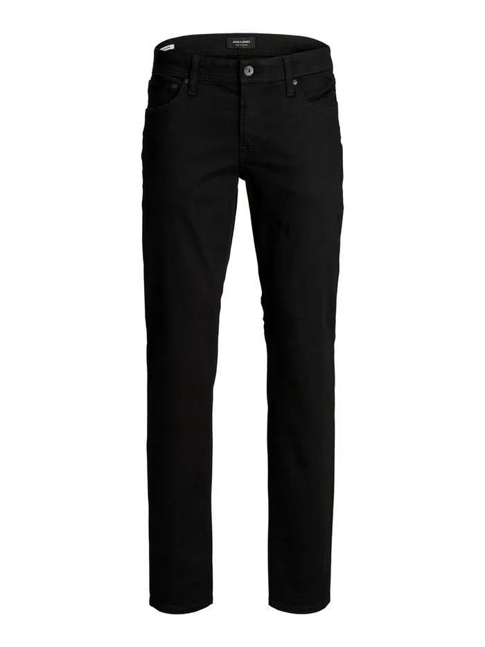 Jeans JACK and JONES Mens CLARK ORG AM 883 50SPS LID REGULAR FIT JEANS Black Black Denim