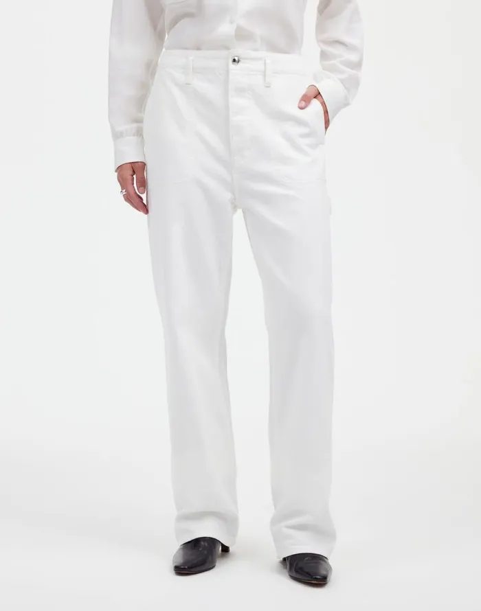 Jeans Women Madewell Alexa Chung For Madewell Workwear Jeans In True White True White
