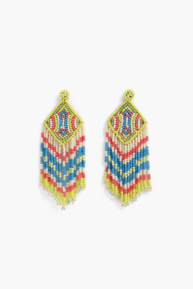 Jewelry Neon Lights Beaded Earrings 8211 America and Beyond Women
