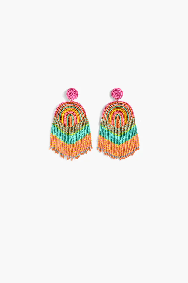 Jewelry Women America and Beyond Sherbert Rainbow Earrings