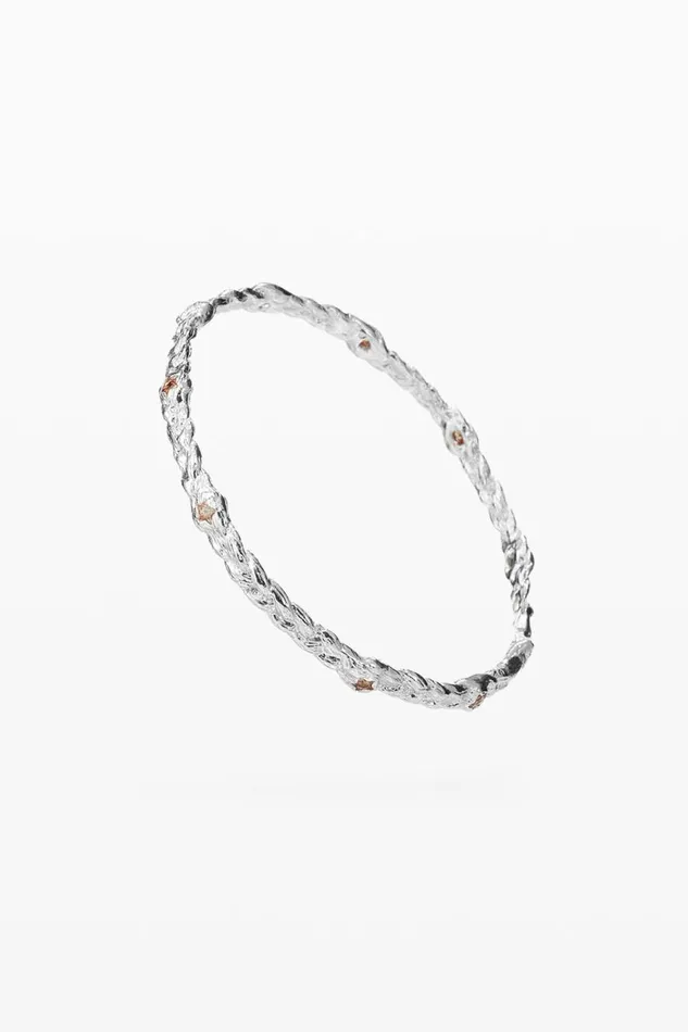 Jewelry Women Desigual Zalio Silverplated Star Bracelet Black