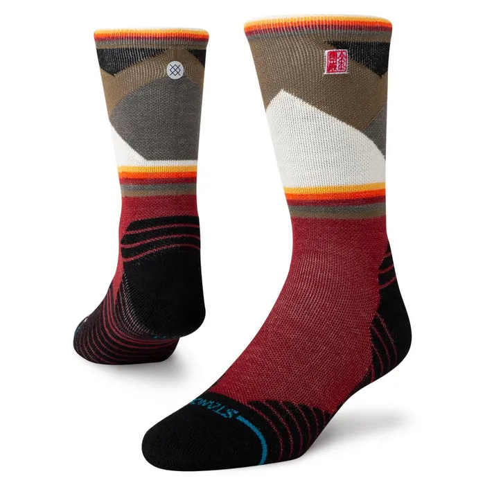 Jimmy Chin X Stance Medium Performance Wool Crew Socks Red MenWomen Stance Crew Jimmy Chin X Stance Medium Performance Wool Crew Socks Red MenWomen Stance Crew
