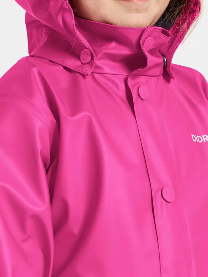 Jojo Kid039s Jacket Plastic Pink Kids Didriksons Spring Jackets