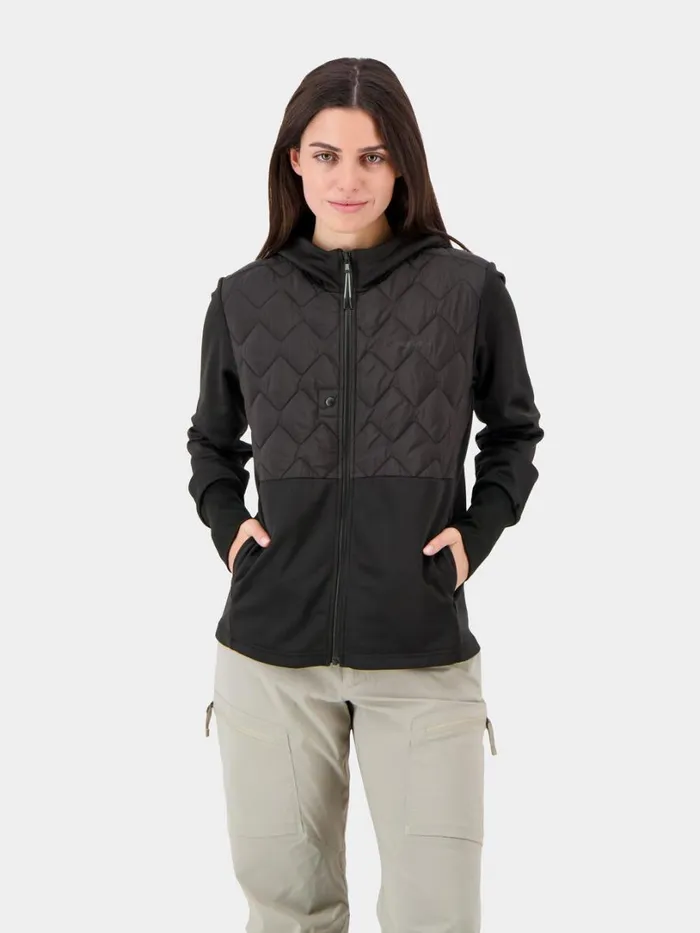 Junis FullZip Black Women Didriksons Outdoor Jackets