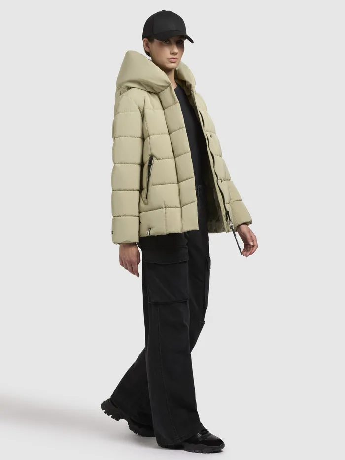 KHUJO Quilted Jackets Women Jacke Jacke CAMEA Oliv Oliv