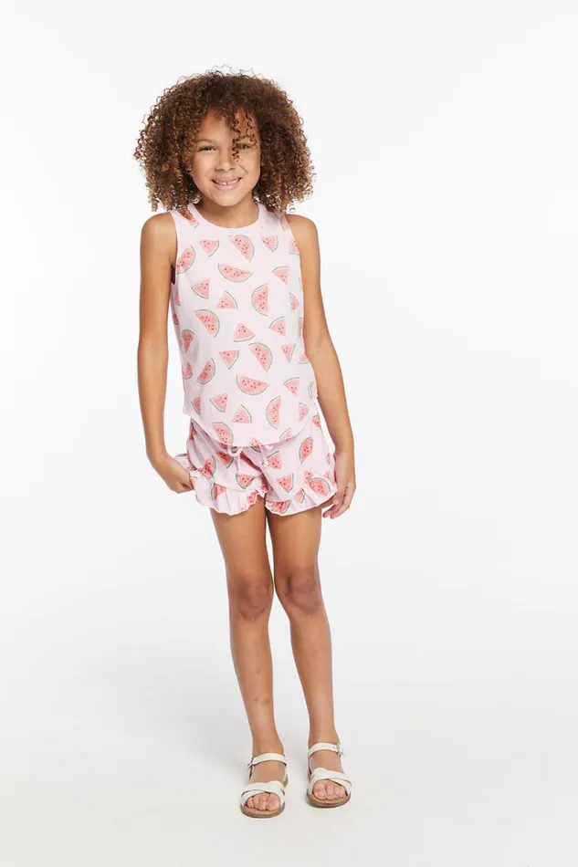 Kids Chaser Brand Girls Grotto Watermelon Heaven Girls Short