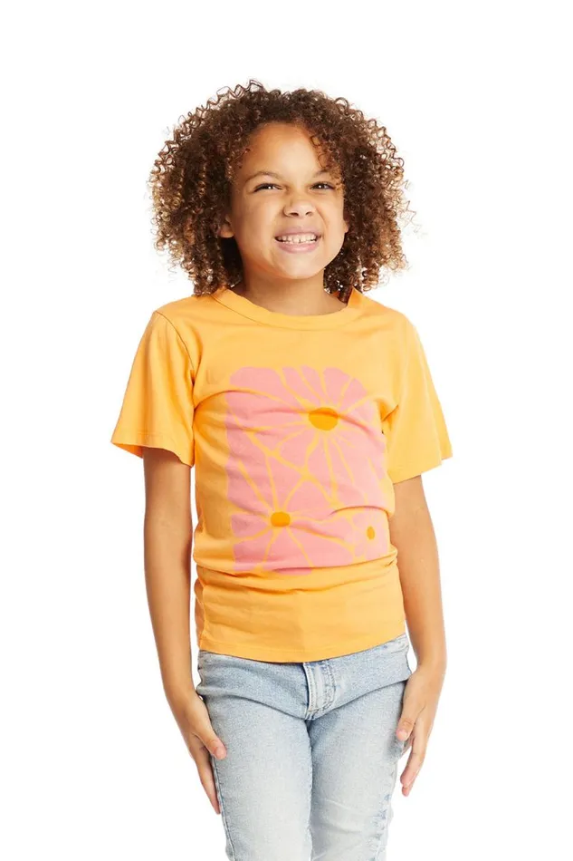 Kids Chaser Brand Girls Retro Flowers Tee