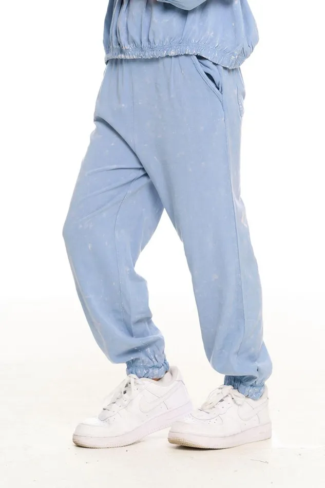 Kids Chaser Brand Girls Ruffle Pocket Easy Jogger