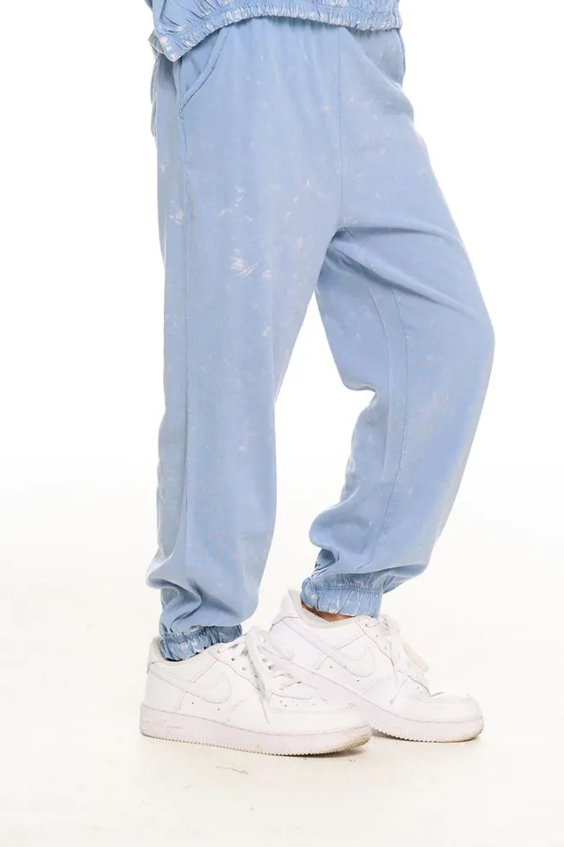 Kids Chaser Brand Girls Ruffle Pocket Easy Jogger