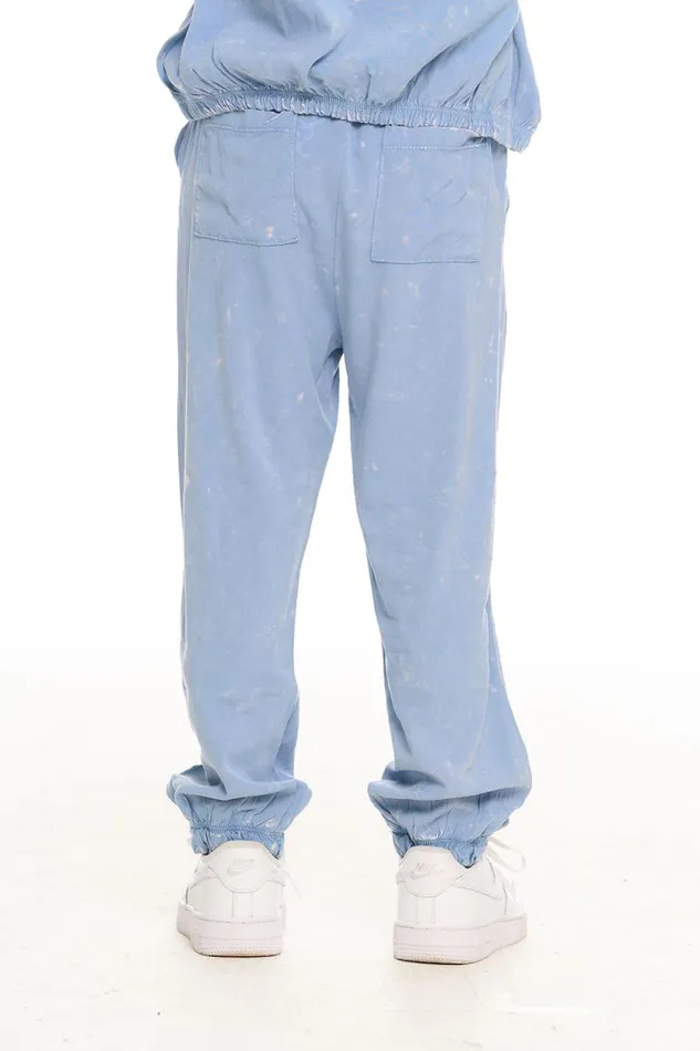Kids Chaser Brand Girls Ruffle Pocket Easy Jogger