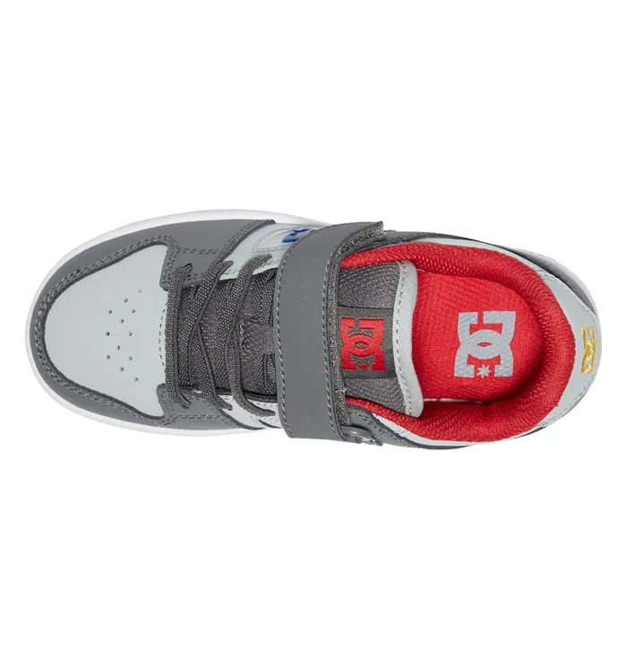 Kids DC Shoes Boy8217s Manteca 4 Elastic Waist Lace Shoes greygreyblue Sneakers