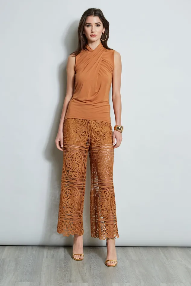 Knits and Sweaters Women Elie Tahari Sleeveless Twist Knit TOAST