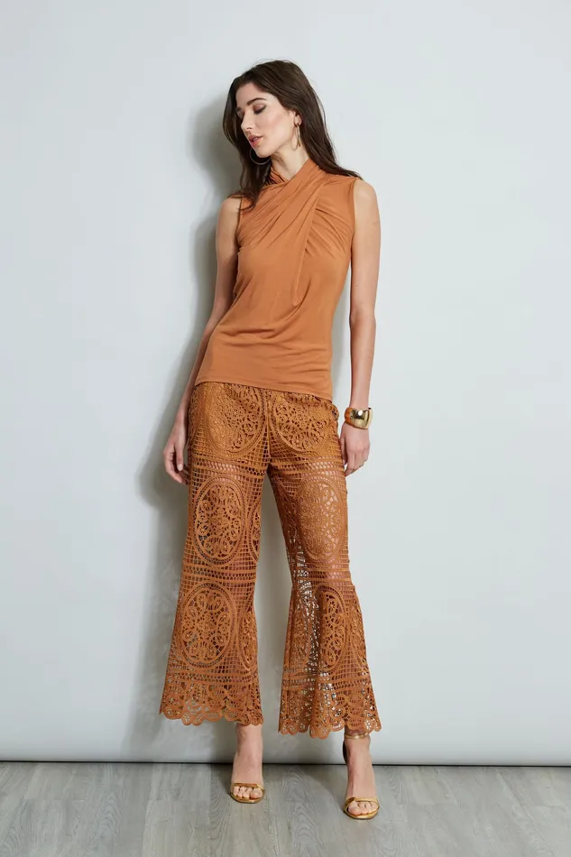 Knits and Sweaters Women Elie Tahari Sleeveless Twist Knit TOAST