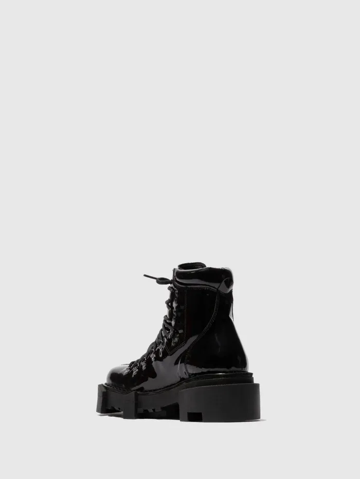 Laceup Ankle Boots SPARK719FLY BLACK Women Fly London Ankle Boots