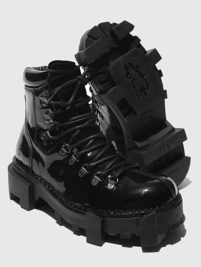 Laceup Ankle Boots SPARK719FLY BLACK Women Fly London Ankle Boots