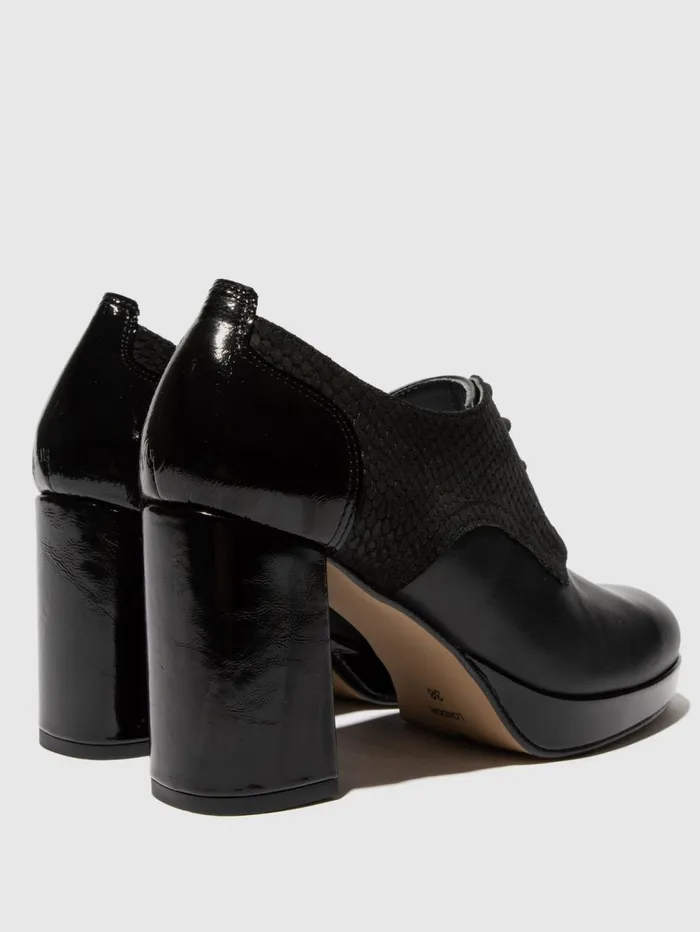 Laceup Shoes EZIK180FLY BLACK Women Fly London Shoes