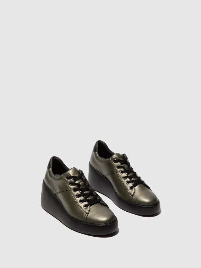 Laceup Trainers DELF580FLY GRAPHITE Women Fly London Trainers