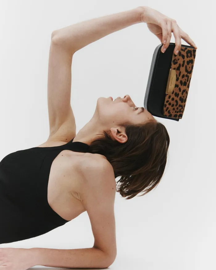 LE MIA CHAIN BAG Leopard Print Women Nili Lotan Handbags
