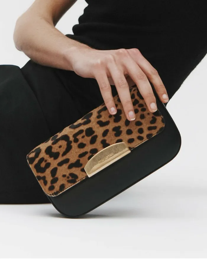 LE MIA CHAIN BAG Leopard Print Women Nili Lotan Handbags
