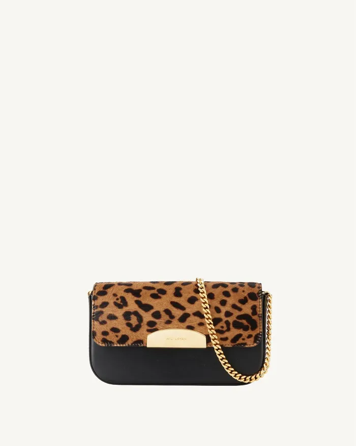 LE MIA CHAIN BAG Leopard Print Women Nili Lotan Handbags