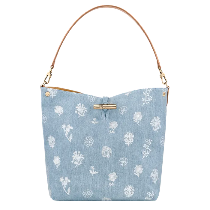 Le Roseau M Hobo bag Sky Blue Women Shoulder bags Longchamp