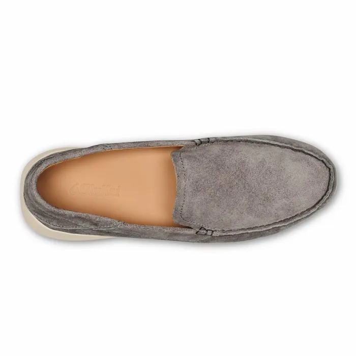 Leather Men Olukai Kaa Loafer Italian Suede Shoes 8211 Brown Sugar