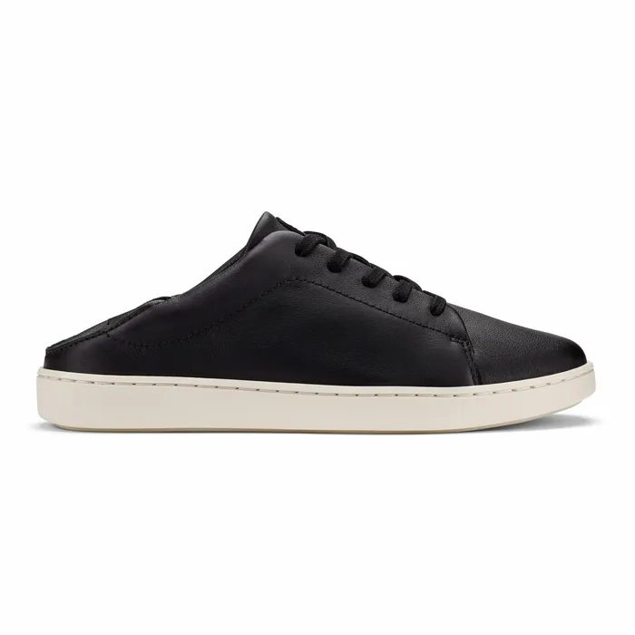 Leather Women Olukai Pehuea L Ili Leather Sneakers 8211 Black