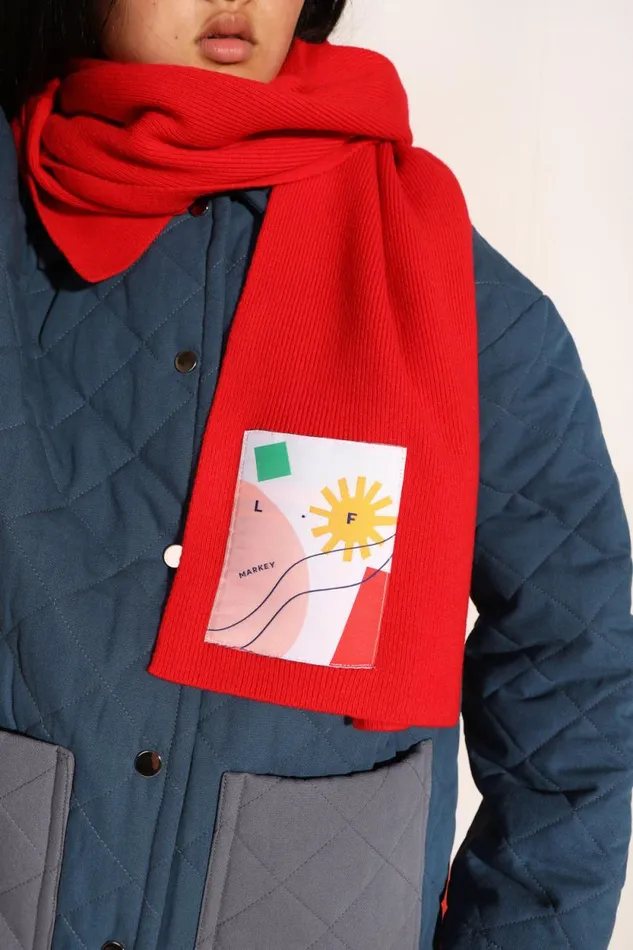 LF Markey Scarves Women Wool Knitted Scarf