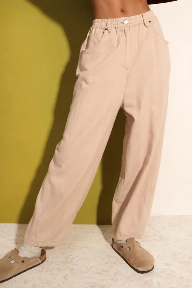 LF Markey Trousers Women Fergus Trouser Fawn