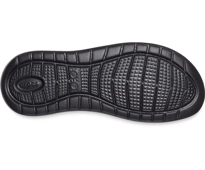 LiteRide Stretch Sandal Black Black Sandals Crocs Women