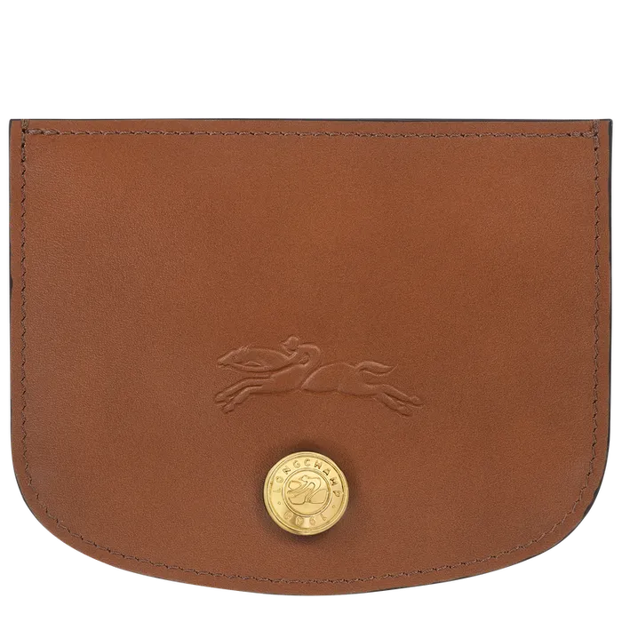 Longchamp Cardholders and Coin purses Women pure Card holder Cognac