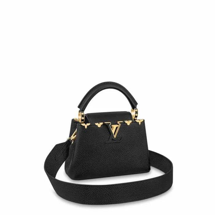 Louis Vuitton Capucines MINI White M23456 Black M56669 Orange M22863 8211 Louis Vuitton Handbag Store Women Louis Vuitton Capucines Bag