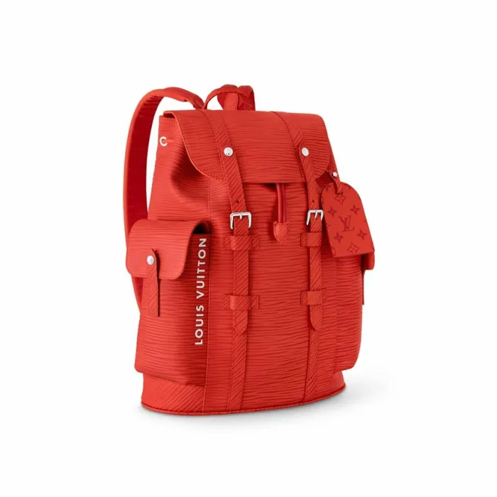 Louis Vuitton Christopher MM M23764 Vermillion Red 8211 Louis Vuitton Handbag Store Men Louis Vuitton Bags