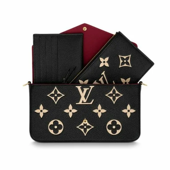 Louis Vuitton Flicie Pochette Gray M69977 Black M80482 8211 Louis Vuitton Handbag Store Women Louis Vuitton Shoulder and Totes