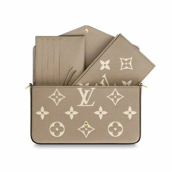 Louis Vuitton Flicie Pochette Gray M69977 Black M80482 8211 Louis Vuitton Handbag Store Women Louis Vuitton Shoulder and Totes