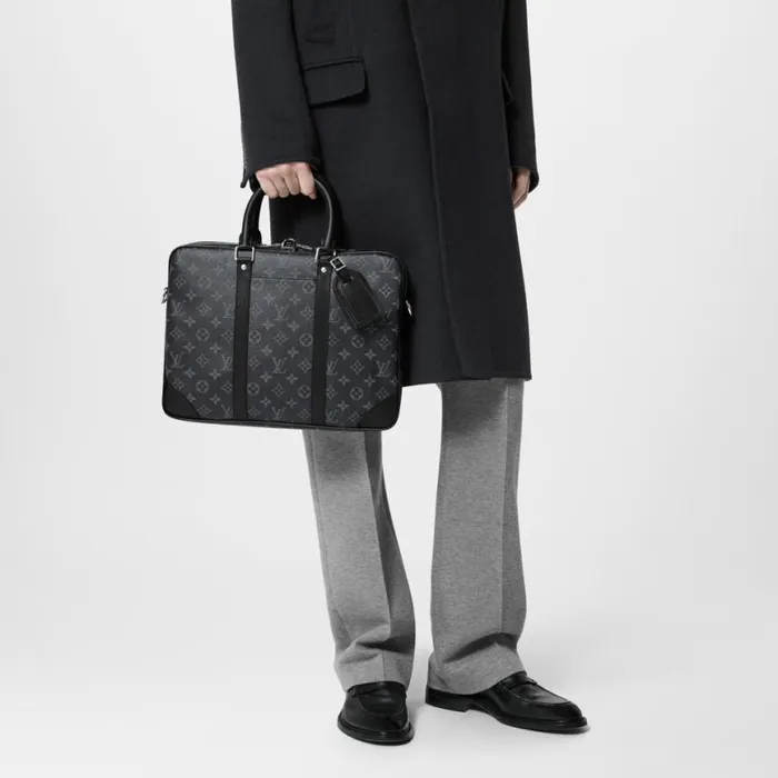 Louis Vuitton M46457 PorteDocuments Voyage PM Black 8211 Louis Vuitton Handbag Store Men Louis Vuitton Bags