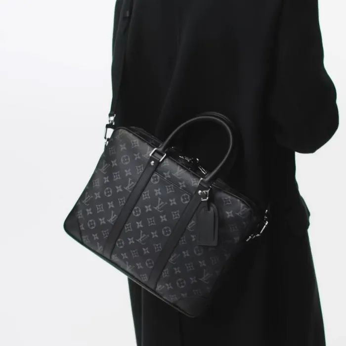 Louis Vuitton M46457 PorteDocuments Voyage PM Black 8211 Louis Vuitton Handbag Store Men Louis Vuitton Bags