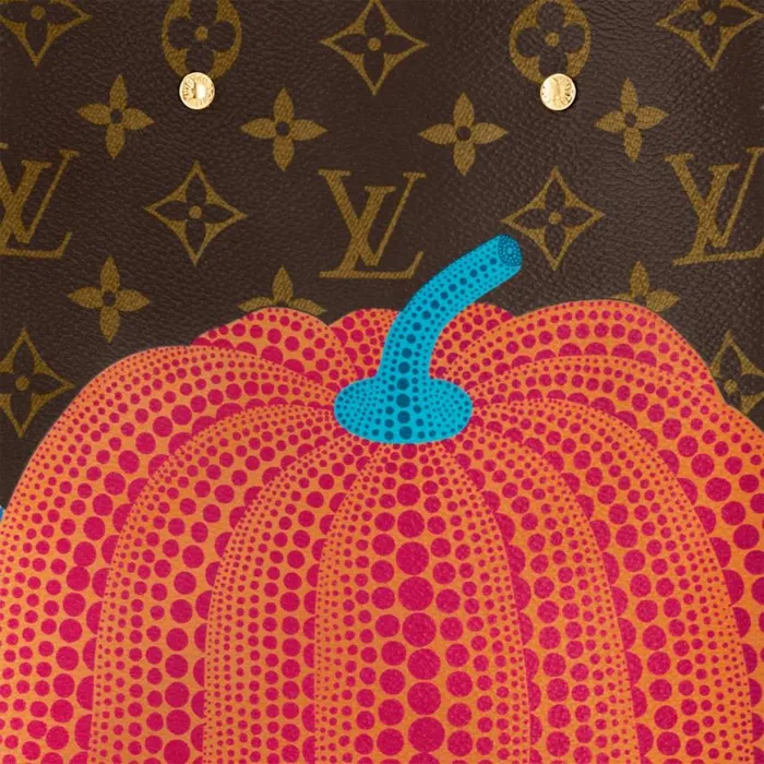 Louis Vuitton M46473 LV X YK Pumpkin Prin Nono MM 8211 Louis Vuitton Handbag Store Women Louis Vuitton NeoNoe Bag