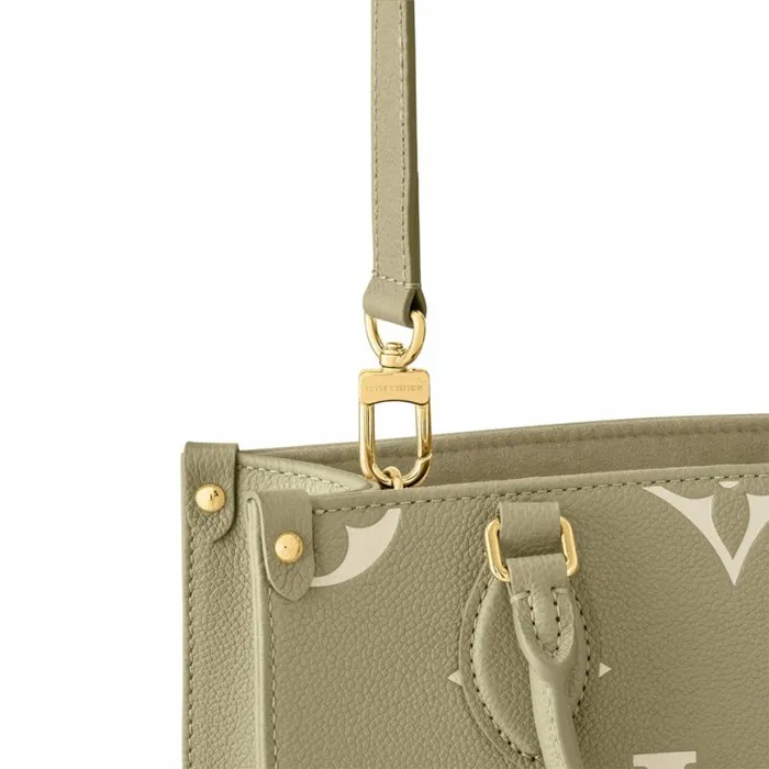 Louis Vuitton M46647 OnTheGo PM Khaki Cream 8211 Louis Vuitton Handbag Store Women Louis Vuitton Onthego Bag