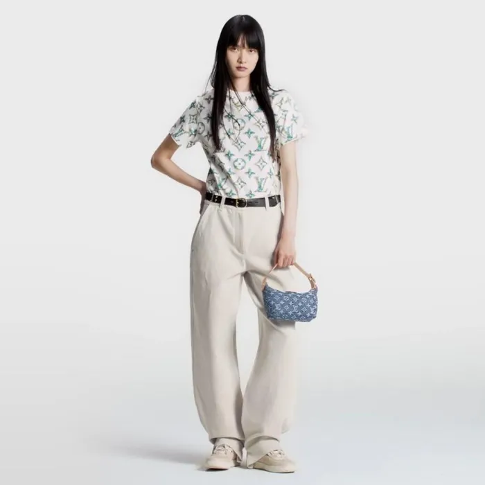 Louis Vuitton M82949 Hills Pochette Denim Blue 8211 Louis Vuitton Handbag Store Women Louis Vuitton Shoulder and Totes