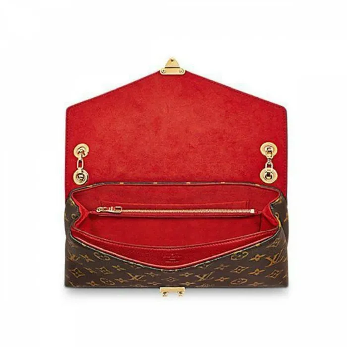 Louis Vuitton Monogram Canvas Pallas Chain M41201 Cerise 8211 Louis Vuitton Handbag Store Women Louis Vuitton Shoulder and Totes