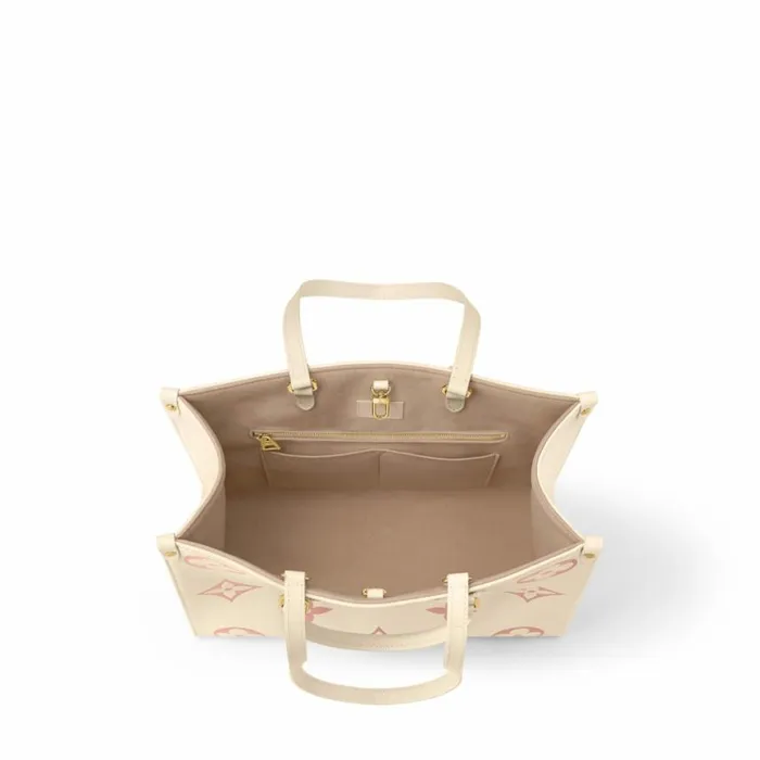 Louis Vuitton OnTheGo MM M21575 Crme Rose Trianon 8211 Louis Vuitton Handbag Store Women Louis Vuitton Onthego Bag