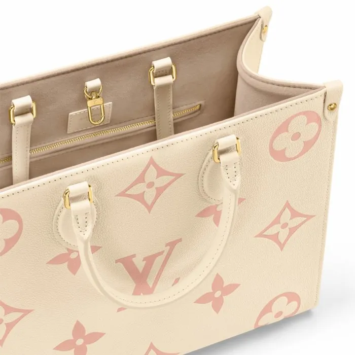 Louis Vuitton OnTheGo MM M21575 Crme Rose Trianon 8211 Louis Vuitton Handbag Store Women Louis Vuitton Onthego Bag