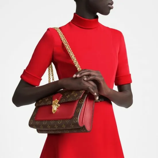 Louis Vuitton Victoire Cherry M41731 Black M41730 Burgundy M41732 8211 Louis Vuitton Handbag Store Women Louis Vuitton Shoulder and Totes