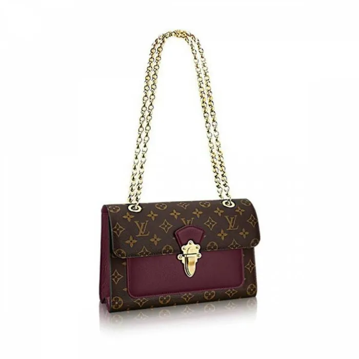 Louis Vuitton Victoire Cherry M41731 Black M41730 Burgundy M41732 8211 Louis Vuitton Handbag Store Women Louis Vuitton Shoulder and Totes