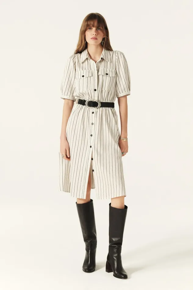 Lovely Dress Lovely OffWhite Women Baandsh Dresses
