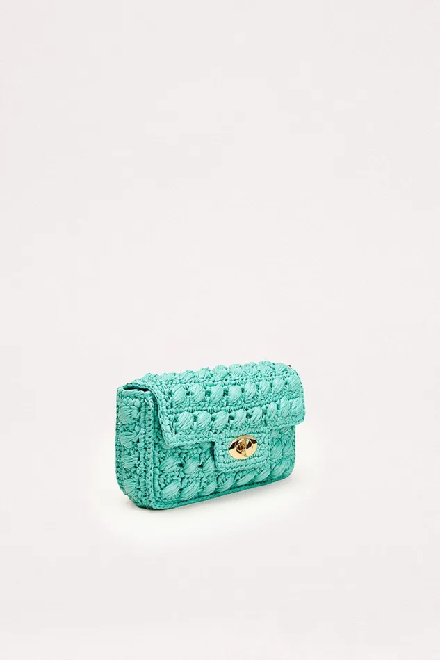 Luisa Spagnoli Clutch And Pochette Women Ilia Turquoisegold Luisa Spagnoli Clutch And Pochette Women Ilia Turquoisegold