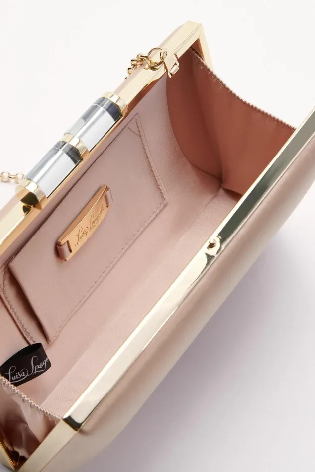 Luisa Spagnoli Clutch And Pochette Women Ivy Beigelight Gold Luisa Spagnoli Clutch And Pochette Women Ivy Beigelight Gold
